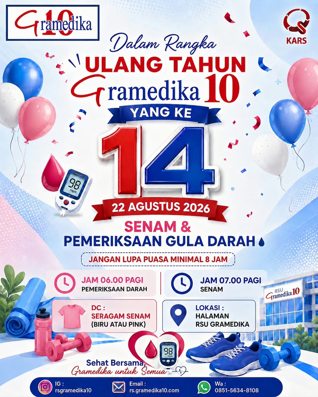 Ulang Tahun RSU Gramedika 10 ke - 14